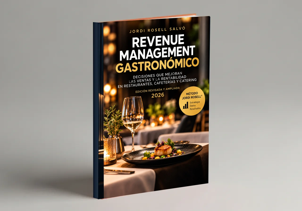 Libro de Revenue Management Gastronómico para restaurantes, de Jordi Rosell Salvó